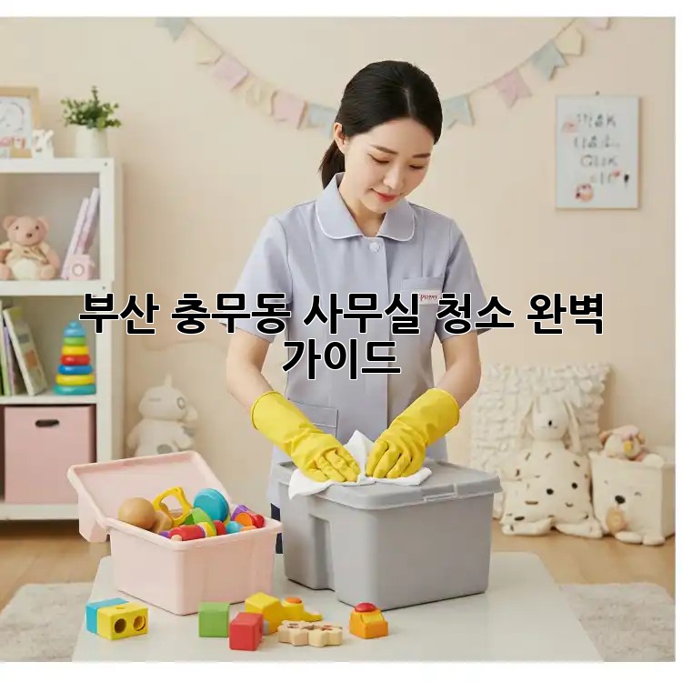 부산 충무동 사무실 청소🧹 완벽 가이드✨