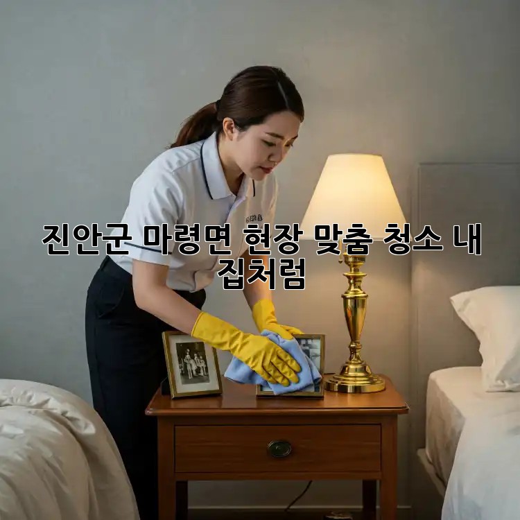 진안군 마령면🏡 현장 맞춤 청소, 내 집처럼! ✨