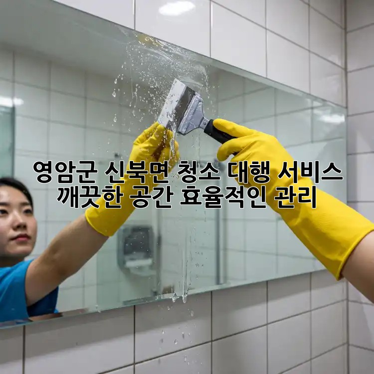 영암군 신북면 청소 대행 서비스: 깨끗한 공간, 효율적인 관리