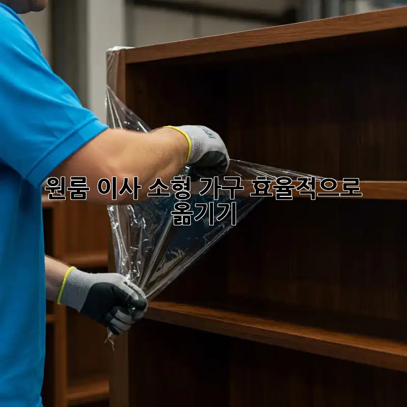 원룸 이사, 소형 가구 효율적으로 옮기기