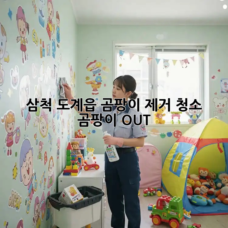 삼척 도계읍 곰팡이 제거 청소, 곰팡이 OUT! 🏠💨