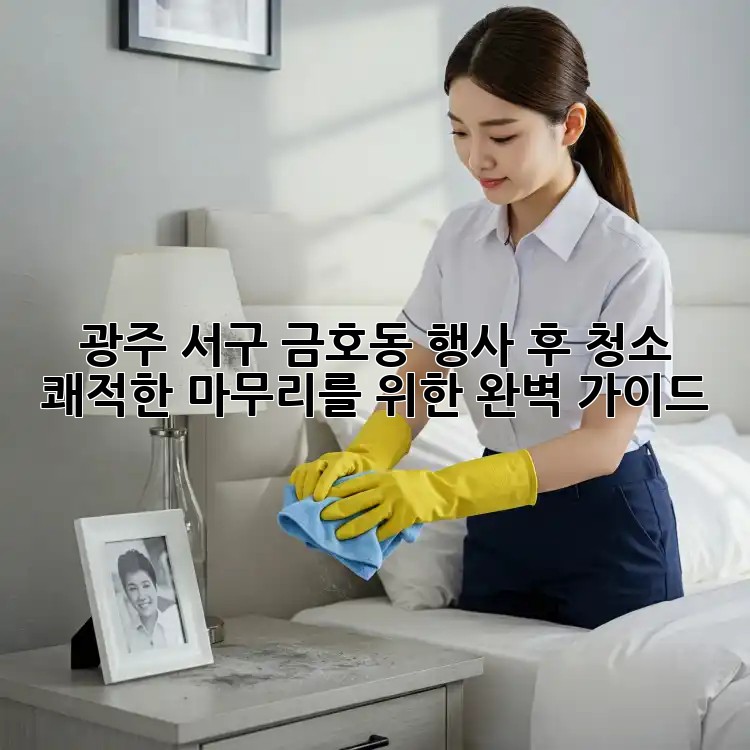 광주 서구 금호동 행사 후 청소: 쾌적한 마무리를 위한 완벽 가이드