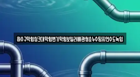 하수구막힘싱크대막힘변기막힘보일러배관청소누수탐지언수도녹임
