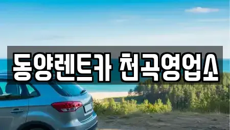 강원 동해시 용정동 렌트카 전문 동양렌트카 천곡영업소