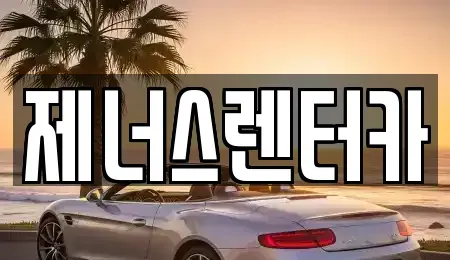 강원 춘천시 후평동 렌트카 전문 제너스렌터카