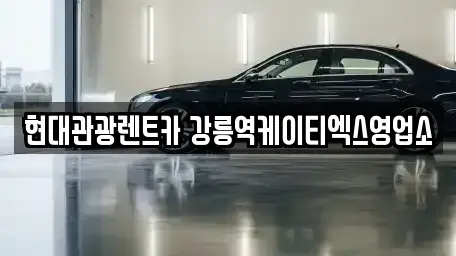 강원특별자치도 강릉시 명주동 렌트카 전문 현대관광렌트카 강릉역케이티엑스영업소