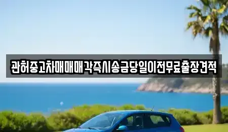 강원특별자치도 강릉시 병산동 중고차 전문 관허중고차매매매각즉시송금당일이전무료출장견적