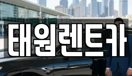 강원특별자치도 속초시 설악동 렌트카 전문 태원렌트카