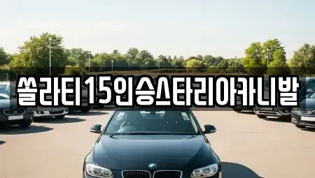 강원특별자치도 원주시 귀래면 렌트카 전문 쏠라티15인승스타리아카니발