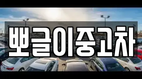 강원특별자치도 태백시 적각동 중고차 전문 뽀글이중고차
