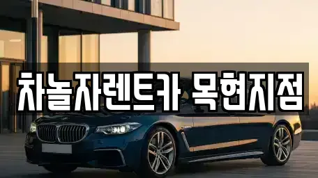 경기 광주시 회덕동 렌트카 전문 차놀자렌트카 목현지점