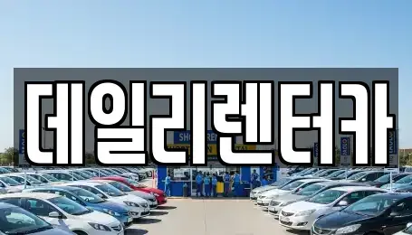 경기 성남시 수정구 금토동 단기렌트카 전문 데일리렌터카