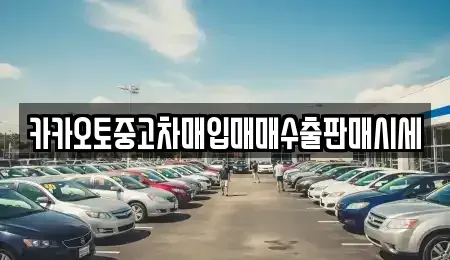 경기 성남시 수정구 금토동 중고차매입 전문 카카오토중고차매입매매수출판매시세