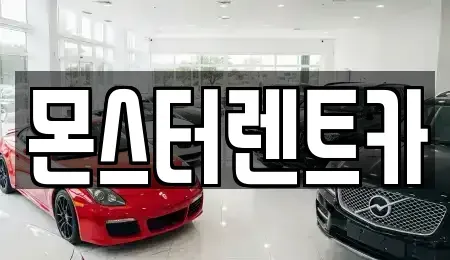 경기 수원시 단기렌트카 전문 몬스터렌트카