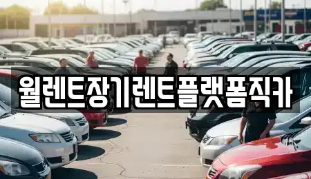 경기 수원시 장기렌트카 전문 월렌트장기렌트플랫폼직카