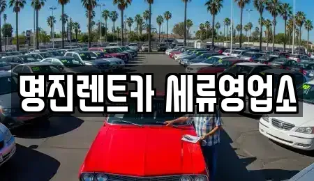 경기 수원시 팔달구 매산로3가 렌트카 전문 명진렌트카 세류영업소