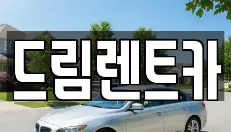 경기 안산시 단원구 선부동 렌트카 전문 드림렌트카