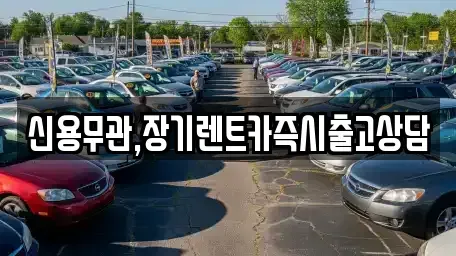 경기 안산시 단원구 선부동 장기렌트카 전문 신용무관,장기렌트카즉시출고상담