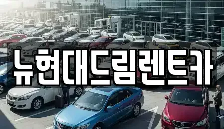 경기 안산시 상록구 성포동 렌트카 전문 뉴현대드림렌트카