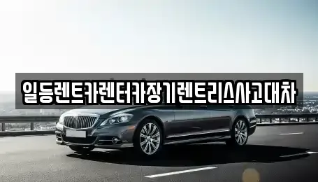 경기 안산시 상록구 성포동 렌트카 전문 일등렌트카렌터카장기렌트리스사고대차