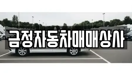 경기 안양시 동안구 호계동 중고차 전문 금정자동차매매상사