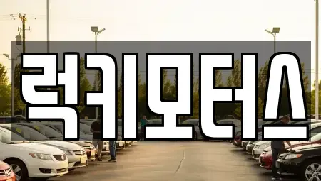 경기 안양시 동안구 호계동 중고차 전문 럭키모터스