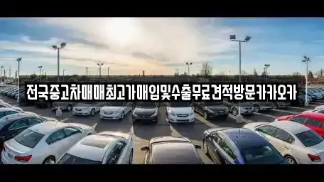 경기 여주시 산북면 중고차매매 전문 전국중고차매매최고가매입및수출무료견적방문카카오카
