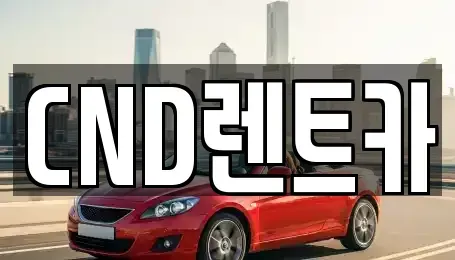 경기 오산시 외삼미동 렌트카 전문 CND렌트카