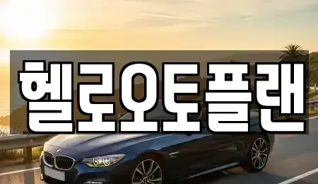 경기 오산시 외삼미동 장기렌트카 전문 헬로오토플랜