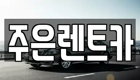 경기 오산시 청학동 장기렌트카 전문 주은렌트카