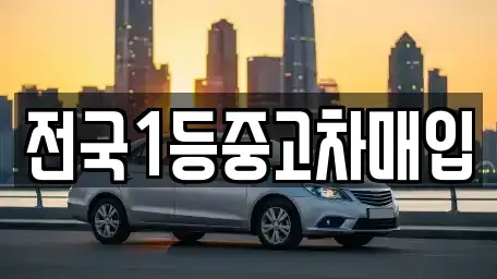 경기 오산시 청학동 중고차매입 전문 전국1등중고차매입