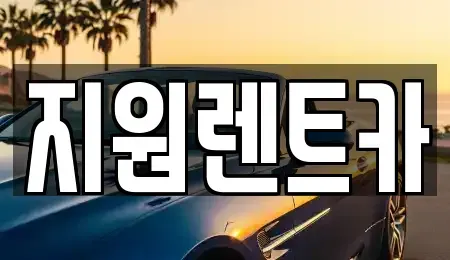 경기 용인시 수지구 렌트카 전문 지원렌트카