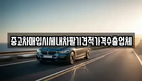 경기 의정부시 낙양동 중고차매입 전문 중고차매입시세내차팔기견적가격수출업체