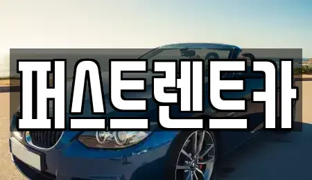 경기 평택시 고덕면 렌트카 전문 퍼스트렌트카
