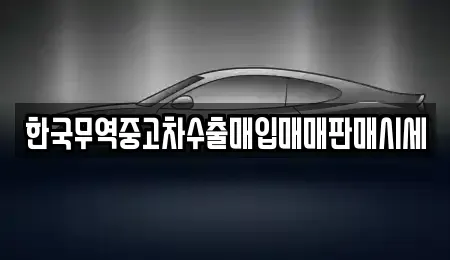 경기 하남시 덕풍동 중고차 전문 한국무역중고차수출매입매매판매시세