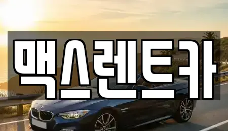 경기 화성시 중동 렌트카 전문 맥스렌트카
