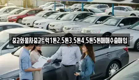 경기 화성시 중동 중고차매매 전문 중고화물차중고트럭1톤2.5톤3.5톤4.5톤5톤매매수출매입
