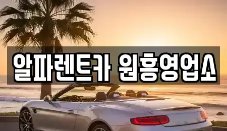 경기도 고양시 덕양구 동산동 렌트카 전문 알파렌트카 원흥영업소