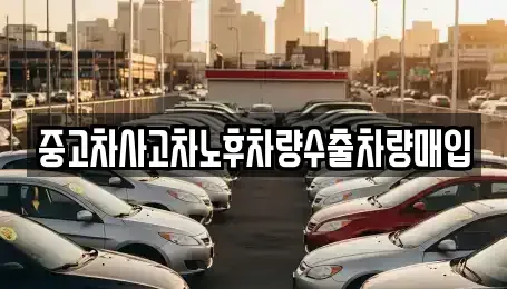 경기도 남양주시 평내동 중고차매입 전문 중고차사고차노후차량수출차량매입