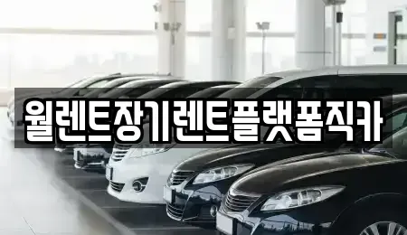 경기도 성남시 중원구 하대원동 장기렌트카 전문 월렌트장기렌트플랫폼직카