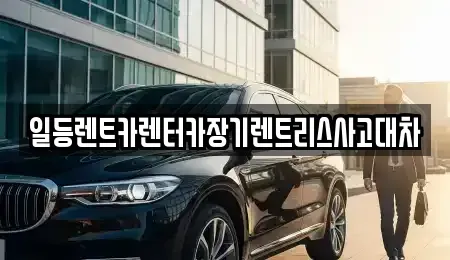 경기도 시흥시 광석동 렌트카 전문 일등렌트카렌터카장기렌트리스사고대차