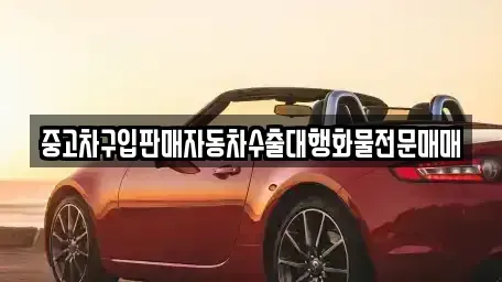 경기도 안성시 옥산동 중고차 전문 중고차구입판매자동차수출대행화물전문매매