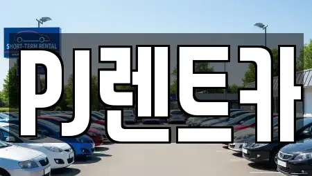 경기도 여주시 가업동 렌트카 전문 PJ렌트카