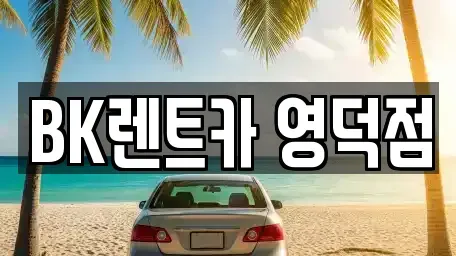 경기도 용인시 기흥구 영덕동 렌트카 전문 BK렌트카 영덕점