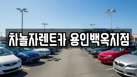 경기도 용인시 처인구 남동 렌트카 전문 차놀자렌트카 용인백옥지점