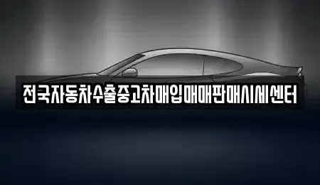 경기도 용인시 처인구 양지면 중고차 전문 전국자동차수출중고차매입매매판매시세센터