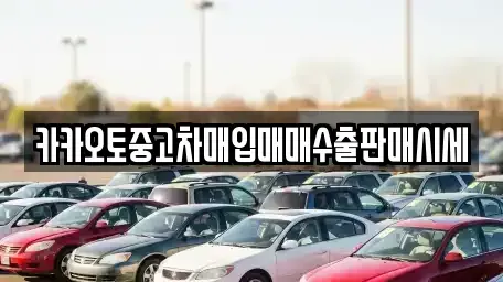 경기도 의왕시 월암동 중고차매입 전문 카카오토중고차매입매매수출판매시세