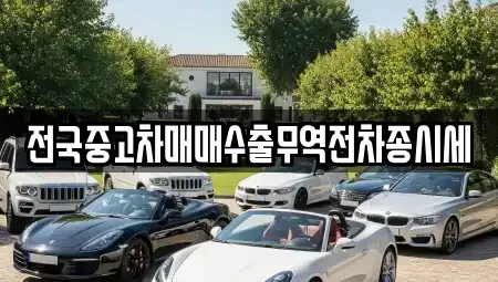 경기도 의왕시 포일동 중고차매매 전문 전국중고차매매수출무역전차종시세
