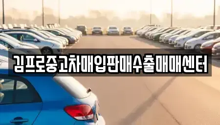 경기도 의왕시 포일동 중고차매입 전문 김프로중고차매입판매수출매매센터