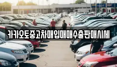 경기도 의왕시 포일동 중고차매입 전문 카카오토중고차매입매매수출판매시세